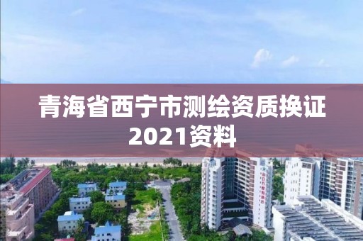 青海省西寧市測繪資質換證2021資料