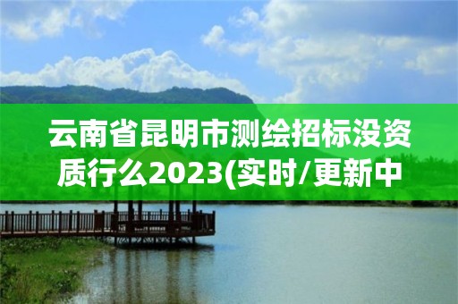 云南省昆明市測繪招標沒資質行么2023(實時/更新中)