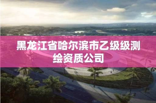 黑龍江省哈爾濱市乙級級測繪資質公司