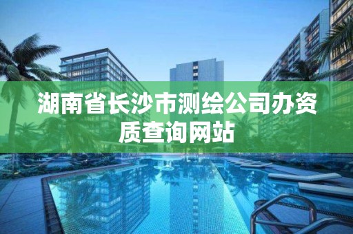 湖南省長沙市測繪公司辦資質查詢網站