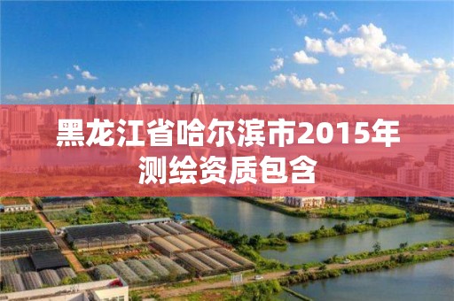 黑龍江省哈爾濱市2015年測繪資質包含