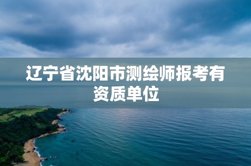 遼寧省沈陽市測繪師報考有資質單位