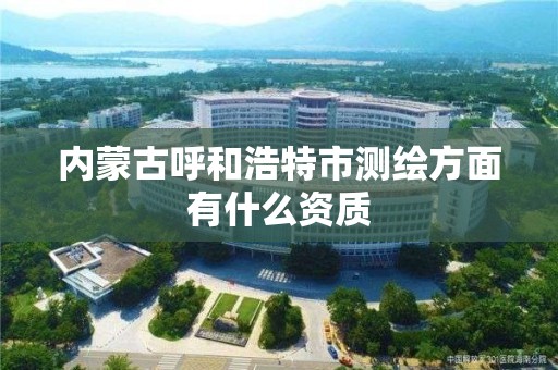 內蒙古呼和浩特市測繪方面有什么資質