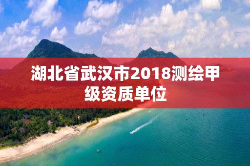 湖北省武漢市2018測繪甲級資質單位