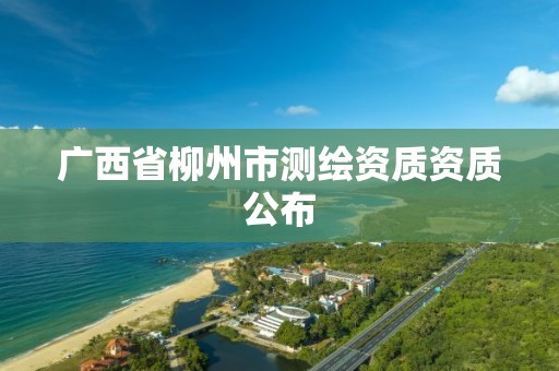 廣西省柳州市測繪資質資質公布