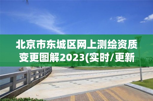 北京市東城區網上測繪資質變更圖解2023(實時/更新中)