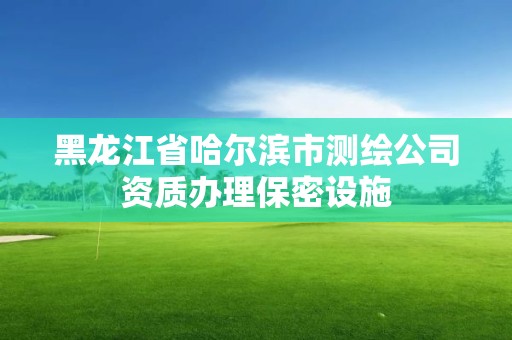 黑龍江省哈爾濱市測繪公司資質辦理保密設施