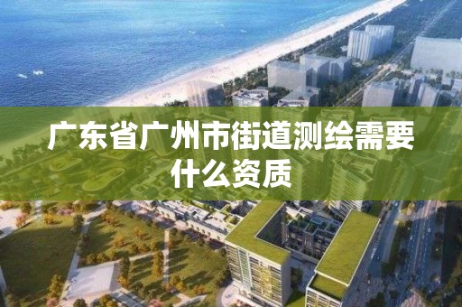 廣東省廣州市街道測繪需要什么資質