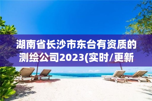 湖南省長沙市東臺有資質的測繪公司2023(實時/更新中)