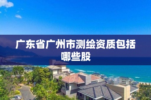 廣東省廣州市測繪資質(zhì)包括哪些股