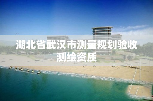 湖北省武漢市測量規劃驗收測繪資質