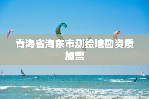 青海省海東市測繪地勘資質(zhì)加盟