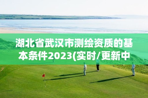 湖北省武漢市測繪資質的基本條件2023(實時/更新中)