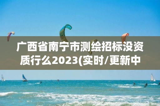 廣西省南寧市測(cè)繪招標(biāo)沒資質(zhì)行么2023(實(shí)時(shí)/更新中)