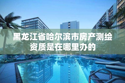 黑龍江省哈爾濱市房產測繪資質是在哪里辦的