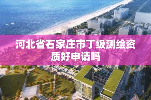 河北省石家莊市丁級測繪資質好申請嗎