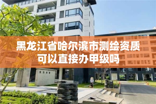 黑龍江省哈爾濱市測繪資質可以直接辦甲級嗎