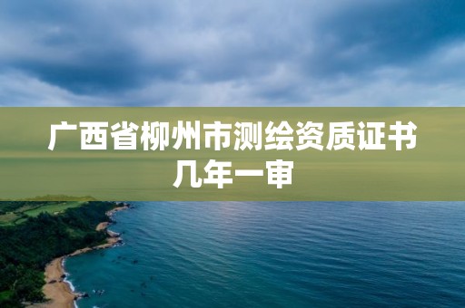 廣西省柳州市測繪資質證書幾年一審