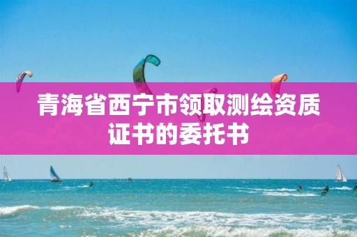 青海省西寧市領(lǐng)取測繪資質(zhì)證書的委托書