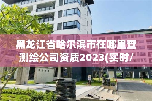 黑龍江省哈爾濱市在哪里查測繪公司資質(zhì)2023(實時/更新中)