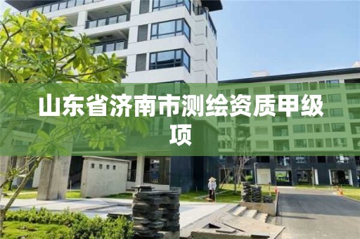 山東省濟南市測繪資質甲級項