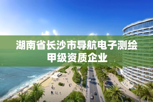 湖南省長沙市導(dǎo)航電子測繪甲級資質(zhì)企業(yè)