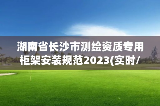 湖南省長(zhǎng)沙市測(cè)繪資質(zhì)專用柜架安裝規(guī)范2023(實(shí)時(shí)/更新中)