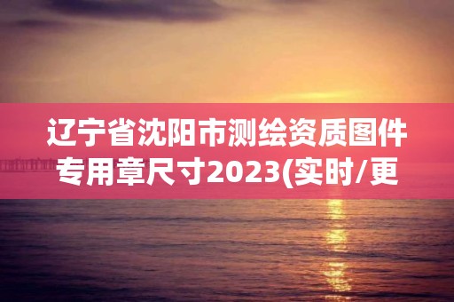 遼寧省沈陽市測繪資質(zhì)圖件專用章尺寸2023(實時/更新中)