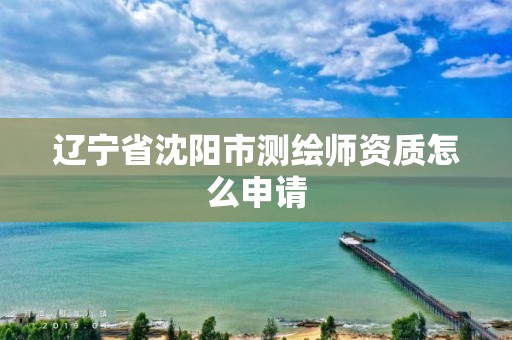 遼寧省沈陽市測繪師資質怎么申請