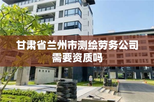 甘肅省蘭州市測繪勞務(wù)公司需要資質(zhì)嗎