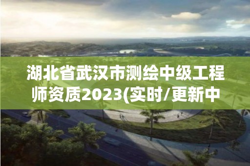 湖北省武漢市測繪中級工程師資質2023(實時/更新中)