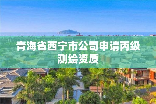 青海省西寧市公司申請丙級測繪資質(zhì)