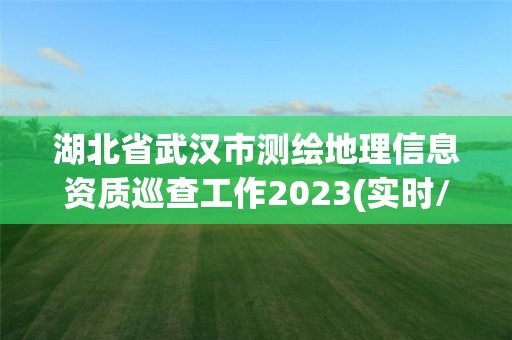 湖北省武漢市測繪地理信息資質(zhì)巡查工作2023(實時/更新中)