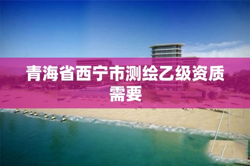 青海省西寧市測繪乙級資質需要