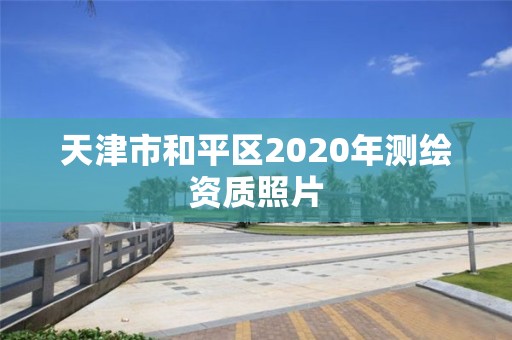 天津市和平區2020年測繪資質照片