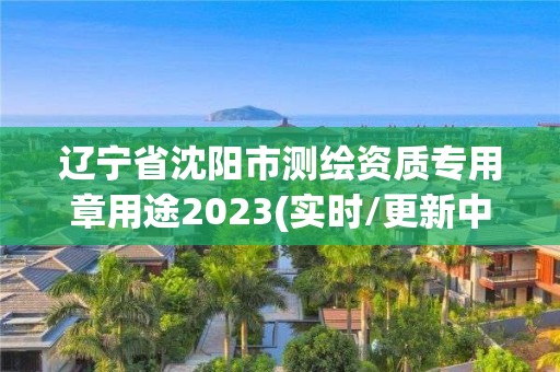 遼寧省沈陽市測繪資質(zhì)專用章用途2023(實(shí)時/更新中)