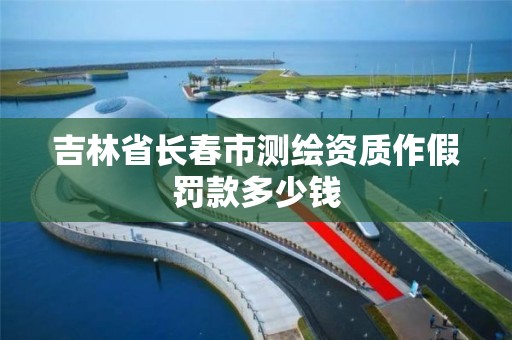 吉林省長春市測繪資質作假罰款多少錢