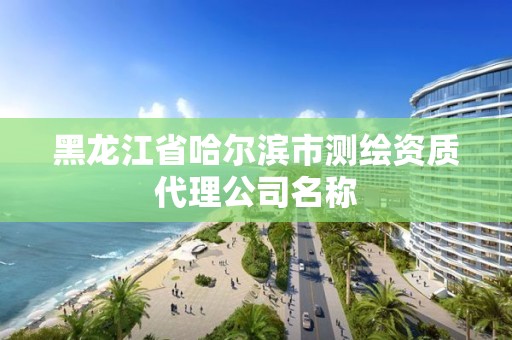 黑龍江省哈爾濱市測繪資質代理公司名稱