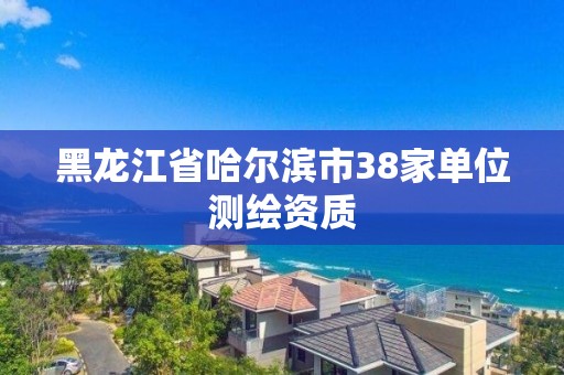 黑龍江省哈爾濱市38家單位測繪資質