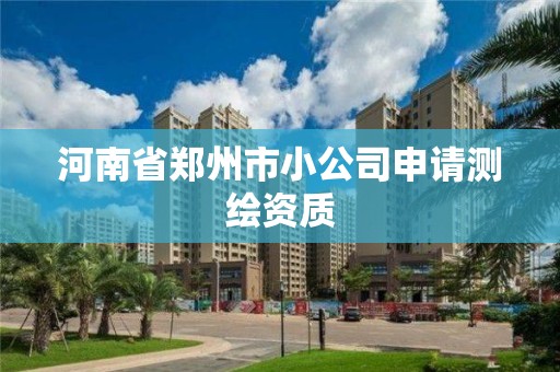 河南省鄭州市小公司申請測繪資質