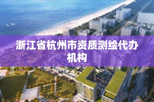 浙江省杭州市資質測繪代辦機構