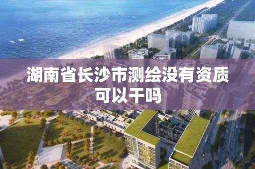 湖南省長沙市測繪沒有資質可以干嗎