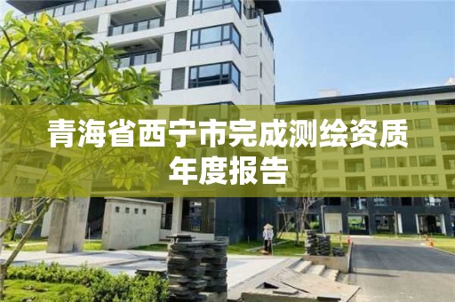 青海省西寧市完成測繪資質年度報告