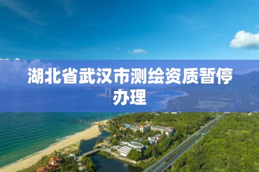 湖北省武漢市測繪資質暫停辦理