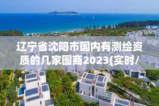 遼寧省沈陽市國內有測繪資質的幾家圖商2023(實時/更新中)