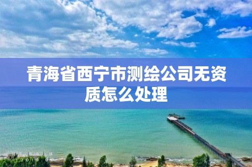 青海省西寧市測(cè)繪公司無(wú)資質(zhì)怎么處理