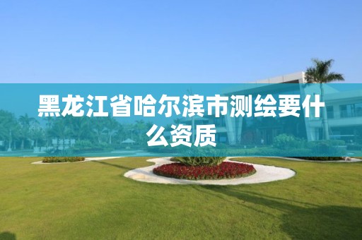 黑龍江省哈爾濱市測繪要什么資質