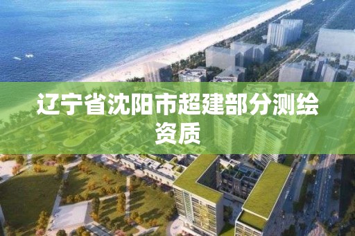 遼寧省沈陽市超建部分測繪資質