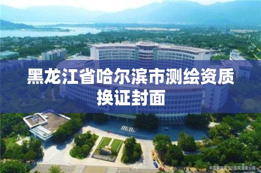 黑龍江省哈爾濱市測繪資質換證封面