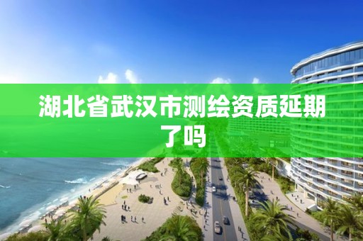 湖北省武漢市測繪資質延期了嗎